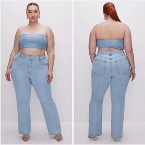Good American Light Blue Women Jeans